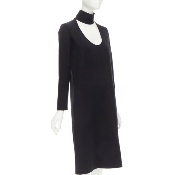 Bottega Veneta 2019 Runway Knit Collar Midi Dress - Picture 2 of 7